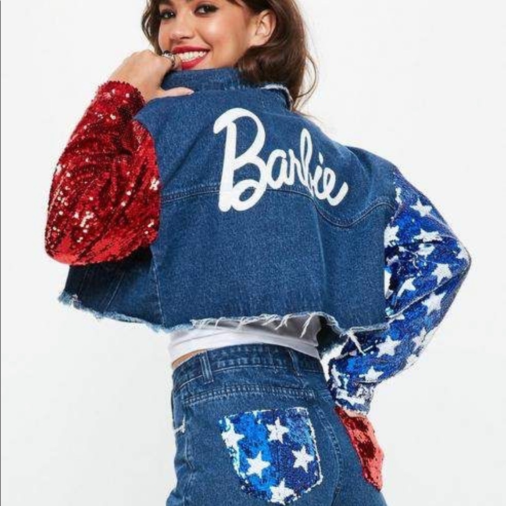 Sequin Jean Jacket